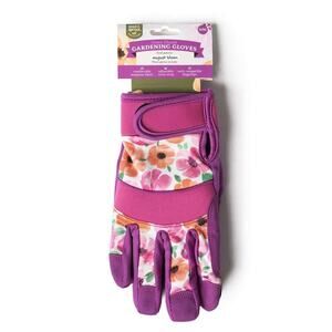 Seed & Sprout Gardening Gloves Womens One Size August Bloom Floral Touchscreen